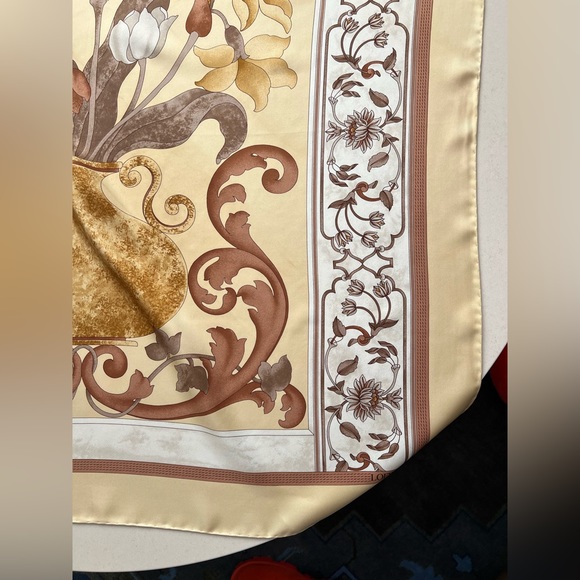 Vintage Loewe Silk Scarf—34” Square - Picture 11 of 16